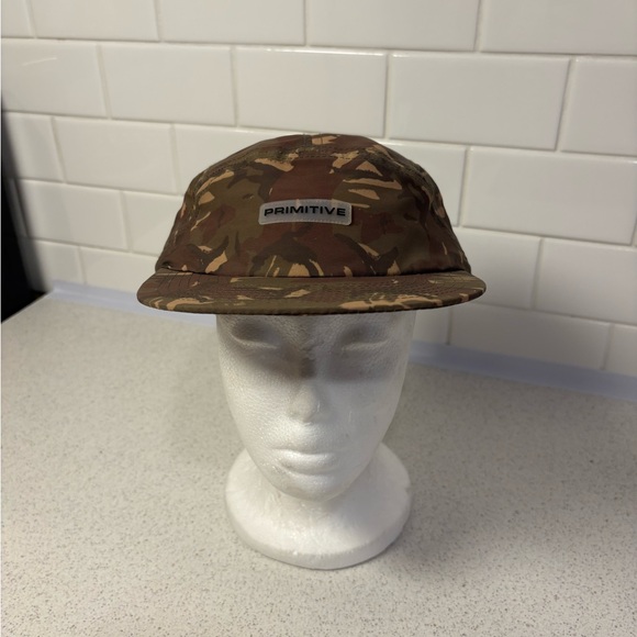 Prymitive Company Mens 5pannel Dillon Nylon Camo Hat Osfa New - Picture 1 of 5